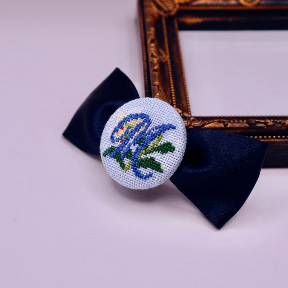 カサブランカ イニシャル クロスステッチ刺繍 | 6枚目